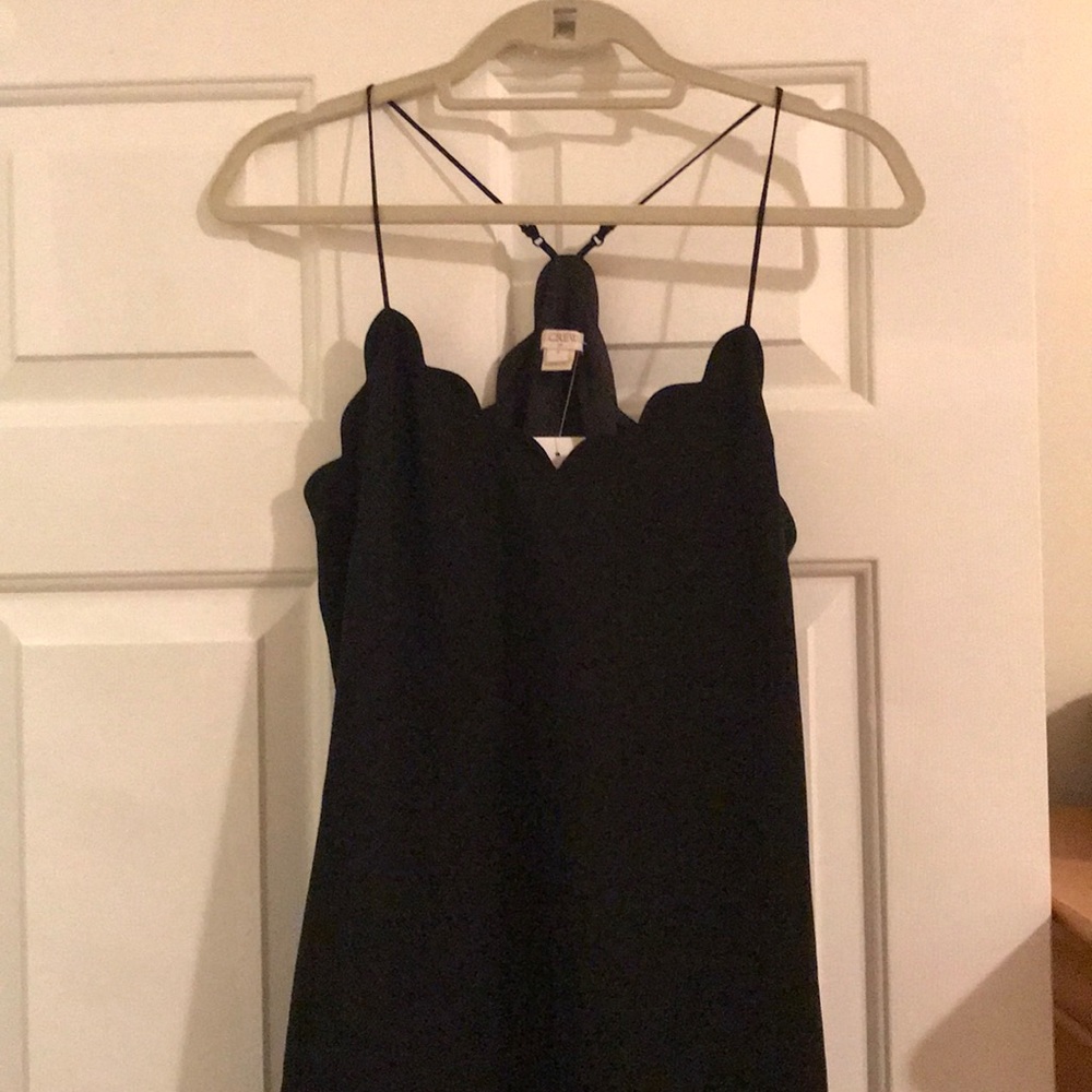 JCrew Scallop Sleeveless Dress